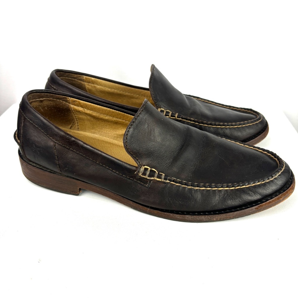 Frye Men's Brown Leather Loafers